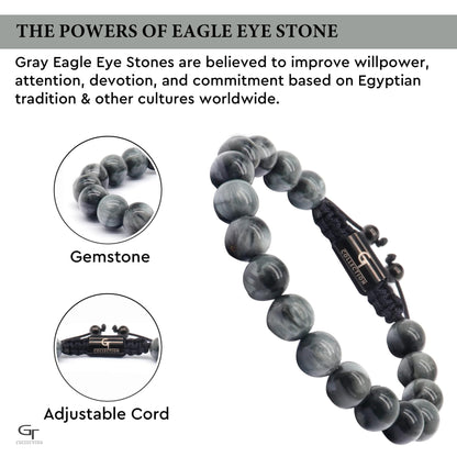 Men's EAGLE EYE Beaded Bracelet