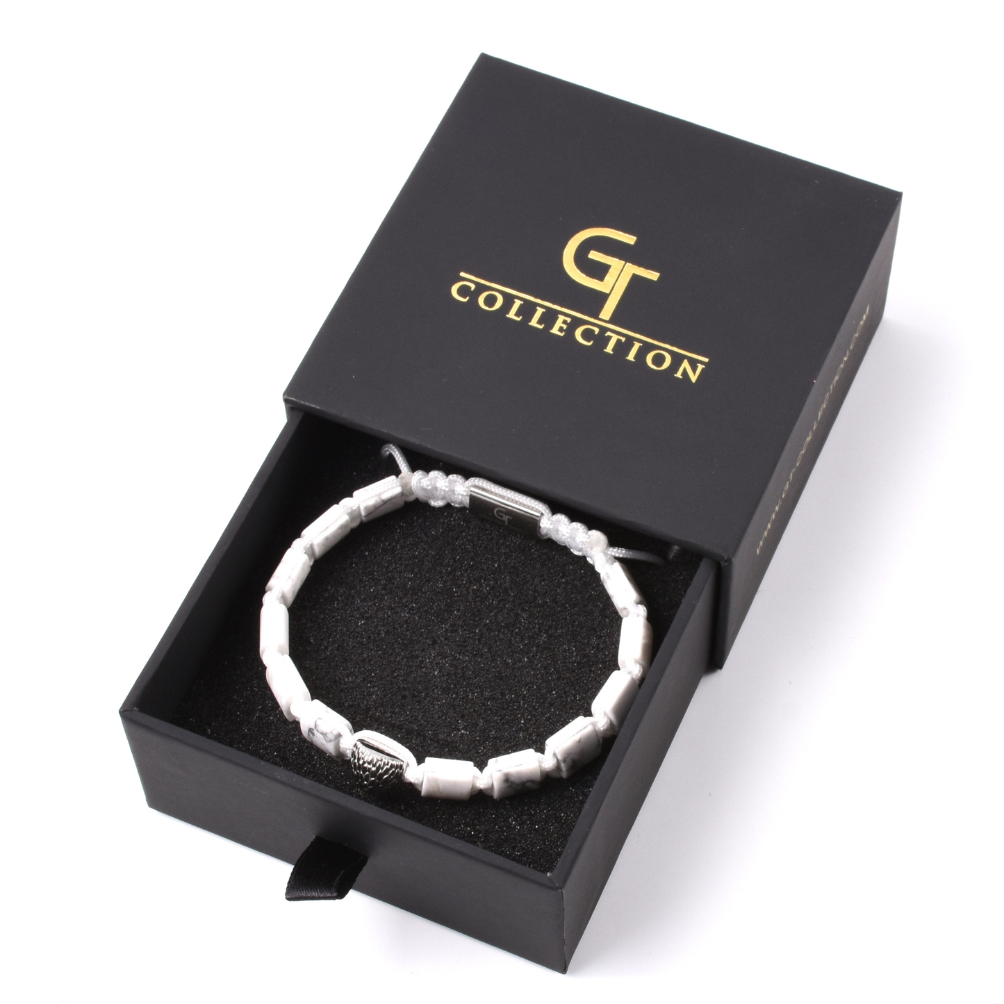 Bracelet AMERICAN EAGLE pour homme avec pierre LAPIS et ONYX