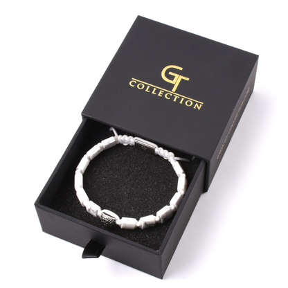 Bracelet AMERICAN EAGLE pour homme avec pierre LAPIS et ONYX