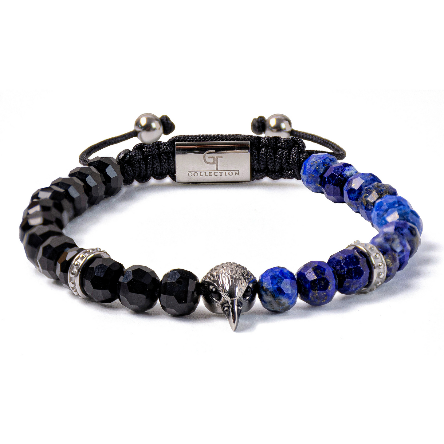 Men's AMERICAN EAGLE Bracelet with LAPIS, ONYX Stone