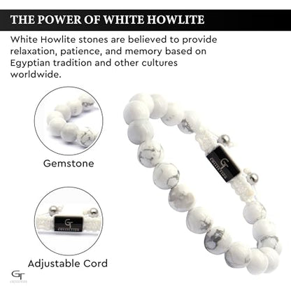 Men's HOWLITE Beaded Bracelet