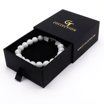 Men's HOWLITE Beaded Bracelet