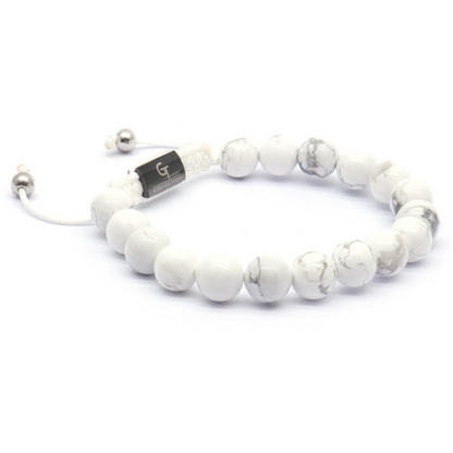 Men's HOWLITE Beaded Bracelet