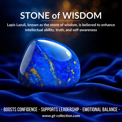 Men's LAPIS LAZULI Bracelet With Silver LEOPARD Head