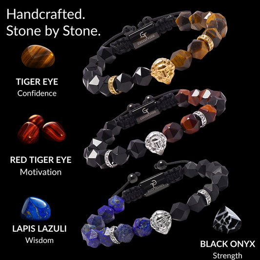 Lion King Bracelet Set for Men – Power, Confidence & Leadership